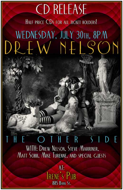 The Other Side release party concert poster.